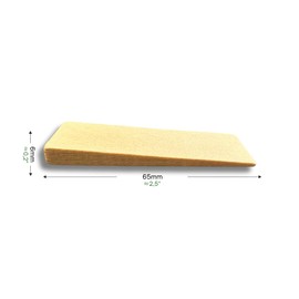Tolux Wooden Wedges, Hardwood Wedge, Beech Wood Wedge, Wooden Doorstop, Handy Tool in Carpentry, Construction and Various DIY Projects, Size 65x20x6 mm, Pack of 10 pcs