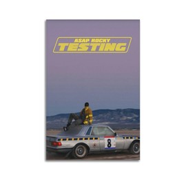 Asap Poster Rocky Testing Album Canvas Decorative Painting Modern Aesthetic Decorative Painting Bedroom Living Room Art Poster 30x45cm Unframed 8
