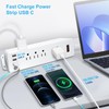 9 Outlets Power Bar with USB C PD 20W, HdcTek