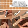 KIDENEI 66 PCS Leather Working Tools and Supplies with Stamping
