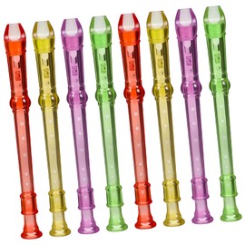 WOONEKY Mini 6-Hole Flute Musical Instrument for Beginners Plastic Clarinet for Early Education for Boys and Girls and Music Learning