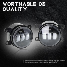 YLT Auto LED Fog Lights Driving Bumper Lamps For 2011 2012 2013 2014 2015 Ford Explorer