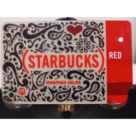 STARBUCKS CARD 2010 "JONATHAN ADLER, DESIGNER" VHTF~A BEAUTY~MINT~GR
