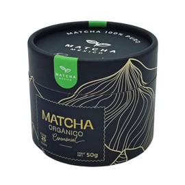 Matcha México Té Matcha Orgánico Ceremonial, Grado Ceremonial, 100% Puro, 50g, 25 Tazas