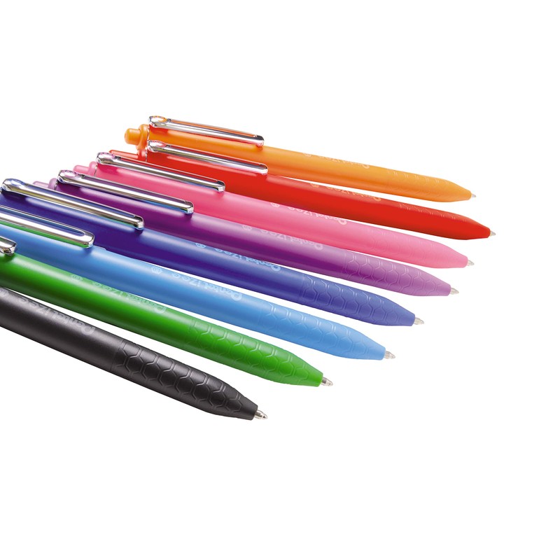 Pentel BX467 Izee Pressure Ball 0.7mm Pack of 8 Colours