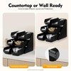 SNKOURIN 6 Compartment Serve Condiment Bin, 3-Tier Self Serve Countertop