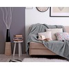 Bear & Panda Waffle Flannel Fleece Mink Throw - Sofa/Bedspread/travel