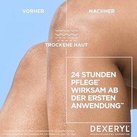 DEXERYL, Loción Nutritiva para Piel Seca a Muy Seca, Nutre por 24 Horas, Textura Ligera de Rápida Absorción, Rostro y Cuerpo, 500 ml