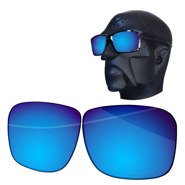 Ensky Lentes de repuesto para gafas de sol Oakley Mainlink OO9264, Azul intenso, estampado polarizado, 0 US