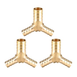 sourcing map 3 ST 14x10x10mm Schlauch ID Reduzierstück Widerhaken Y 3-Wege T-Anschlussadapter