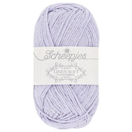 Scheepjes Linen Soft Yarn - 1 x 50g Pack (Color 624) - Luxurious Blend of Linen, Cotton, and Acrylic for Knitting and Crocheting