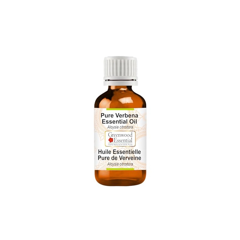 Greenwood Essential Pure Verbena Essential Oil (Aloysia citrodora) Natural Therapeutic