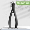 Baluca BALUCA 360 Rotating Jaw Toenail Clippers for Thick Nails