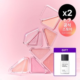 Clio NEW에센셜 블러쉬 탭 x2 사은 마이크로페셔널딥클린립아이리무버 31ml NEW Essential Blush Tab x2 Gift Microprofessional Deep Clean Lip Eye Remover 31ml