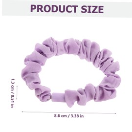 Minkissy 24pcs Girls Hair Ties Curly Hair Headbands Elastic Ponytail Holders for Women