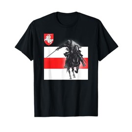 Apedes Women's Belarus Knight Coat of Arms Pogonia Pogonya Pahonya BNR BNF T-Shirt