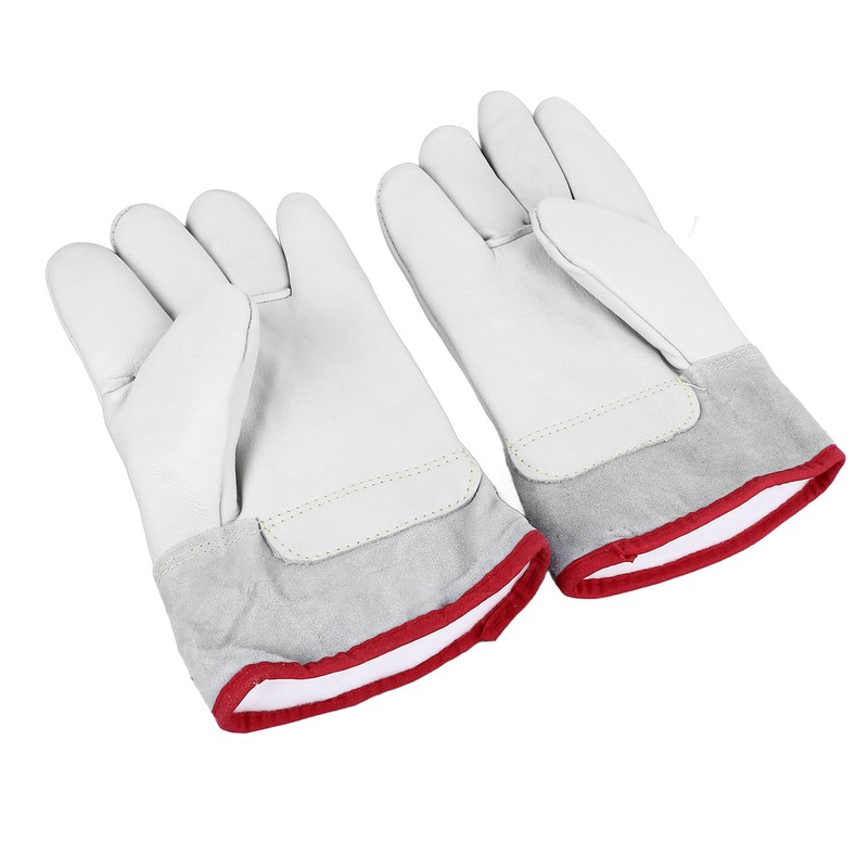 Work Gloves Waterproof Cowhide Cold Resistant Low Temperature Liquid Ammonia