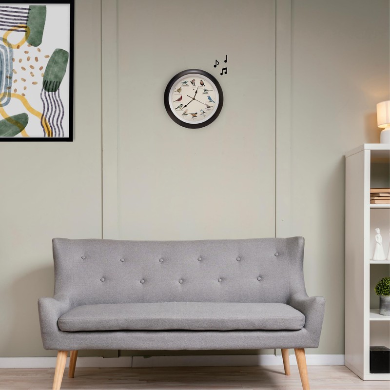 Mark Feldstein, The Original Singing Bird Wall Clock, 13 Inch,