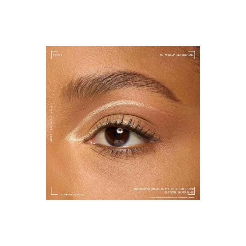 Nyx Professional Makeup, Bridgerton delineador de ojos, Tono: Glitzed in