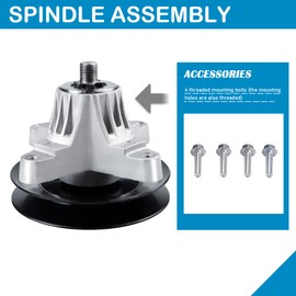 Dibanyou Spindle Assembly with Pulley for Cub Cadet MTD 918-05016 918-04825 618-04825 618-04825A LTX1050 SLTX1050 YT950KH 50 inch Deck Mower
