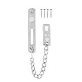 Cerradura de Seguridad Antirrobo Para Puerta - Cadena de Acero Inoxidable Duradera (3#)