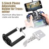 Oumefar Phone Adjustable Phone Holder for Transmitter for RC Multirotor