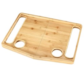 Medical King Wood Walker Tray Table with Cup Holder – Foldable, Portable