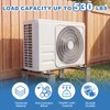 Mini Split Ground Stand for 9000-24000 BTU Ductless 4''h Minisplit