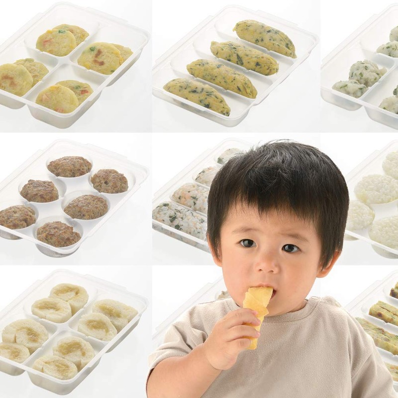 Richell 50 Subdivided Freezing Finger Food Tray, Stick, 5) 1.7