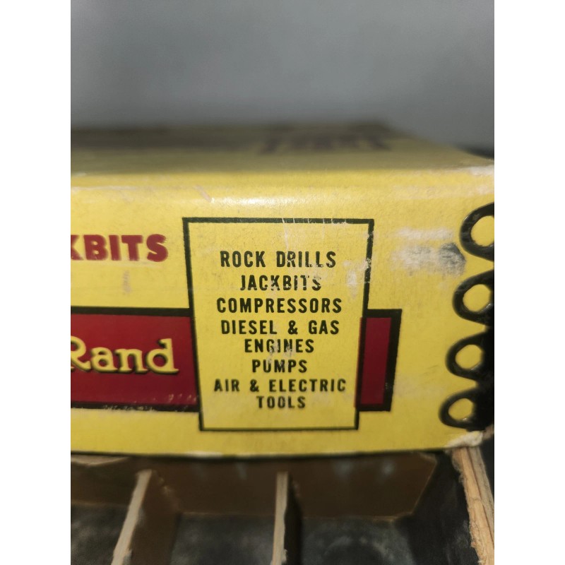 Ingersoll Rand (NOS) 1-3/8" Rock Drill Bit, Carbide Tip Cross,