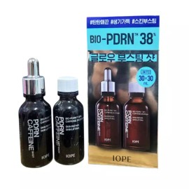 IOPE 아이오페 PDRN 카페인 샷 30ml 본품 + 30ml 리필 글로우 부스팅샷 IOPE PDRN Caffeine Shot 30ml Original + 30ml Refill Glow Boosting Shot