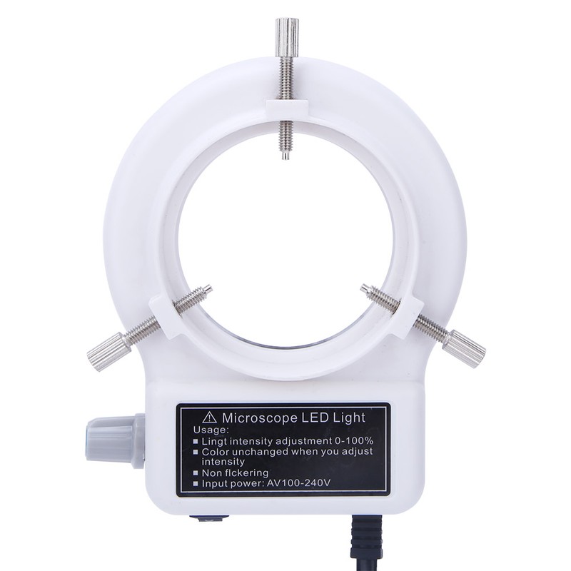 60LED Adjustable Brightness Microscope Ring Light for Stereo Microscope