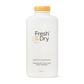Fresh & Dry Sensitive Unscented Talc Free Body Powder 250g