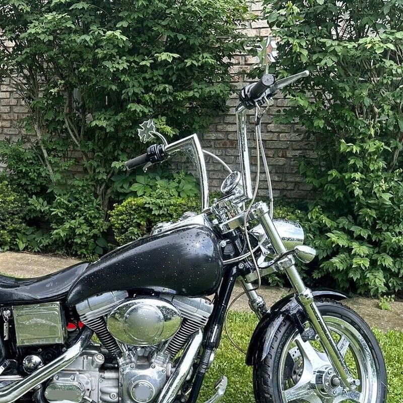 WSays 12" Rise Ape Hangers Handlebar 1-1/4" Diameter Handle Bar