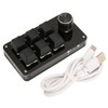 6 Key Mini Keypad with Knob USB DIY Programmable Keyboard