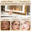ROLOVE Vanity Mirror with Lights 22"x18", Lighted Makeup Mirror with