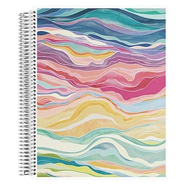 8.5" x 11" Spiral Bound Productivity Notebook - Layers Colorful. 160 Lined Page & to Do List Organizer Notebook. 80Lb Thick Mohawk Paper. Stickers Included by Erin Condren.
