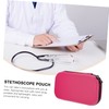 SHOWERORO 1Pc Portable Hard Stethoscope Bag Travel Pouch with Mesh