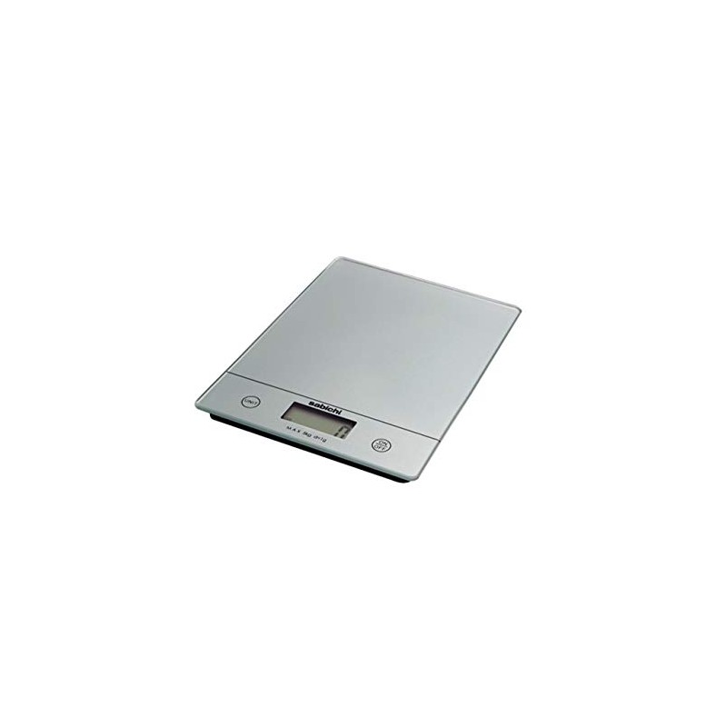 Sabichi Silver Digital Kitchen Scales - Food Scale with Tempered