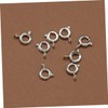 CORHAD 20Pcs Alloy Spring Ring Clasps for DIY Jewelry Making