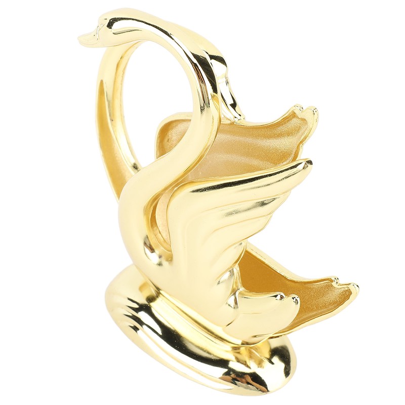 Gold Napkin Holder Elegant Modern Tissue Dispenser Stand Zinc Alloy
