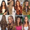 Mscat 18 Inch 8 Packs Pre Stretched French Curly Braiding