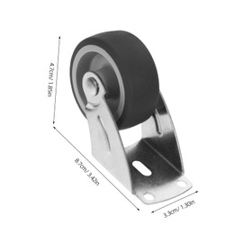 Veemoon Sliding Door Guide Wheel Caster Wheels Wheel Fittings for Doors Gate Roller Guide Metal Plastic