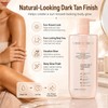 Clear Self Tanning Gel for Face Body, Transparent Hydrating Enhancer