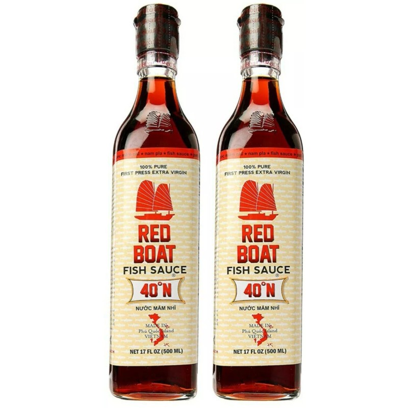 Red Boat Fish Sauce First Press 100% Pure 17oz (