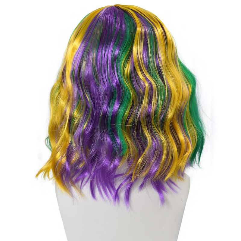 Mardi Gras Wig for Women Colorful Wigs Fun Wigs for