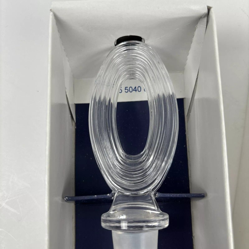 TOWLE 24% Lead Crystal Oval Stopper Wine Liquor Glass Cork