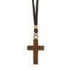 Intercession Cross Necklace, Walnut