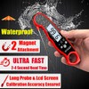 Instant Read Digital Meat Thermometer - 2 Pack Waterproof Kitchen