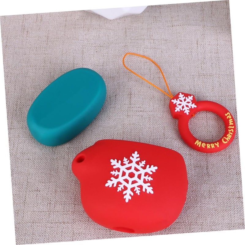 jojofuny 2pcs Cover Wireless Headset Travel Case with Ring Rope
